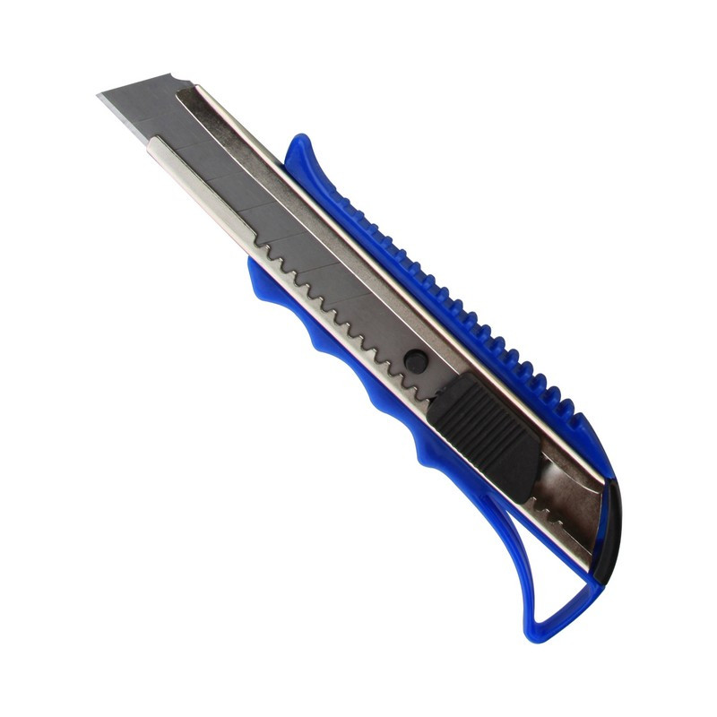 фото Нож канцелярский 18мм attache с фиксатором и металлическими направляющими