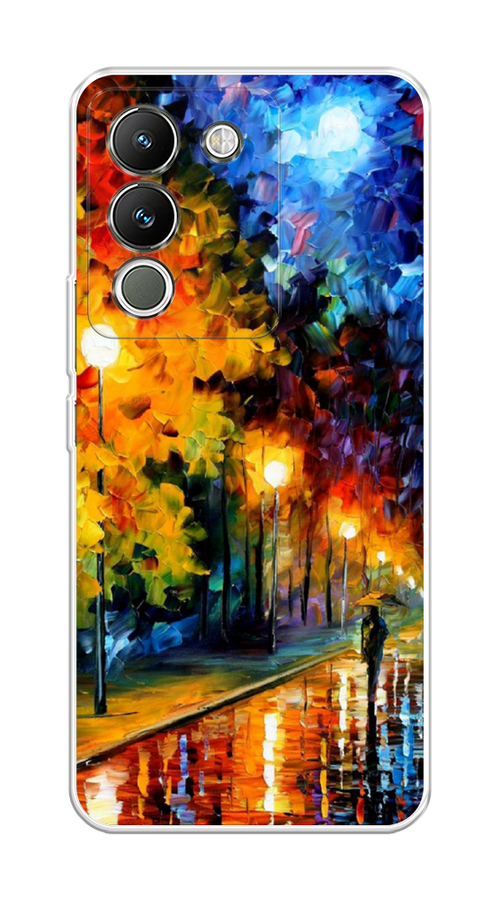 

Чехол на Vivo V29e 5G "Безлюдная улочка", Оранжевый;желтый;синий, 269650-1