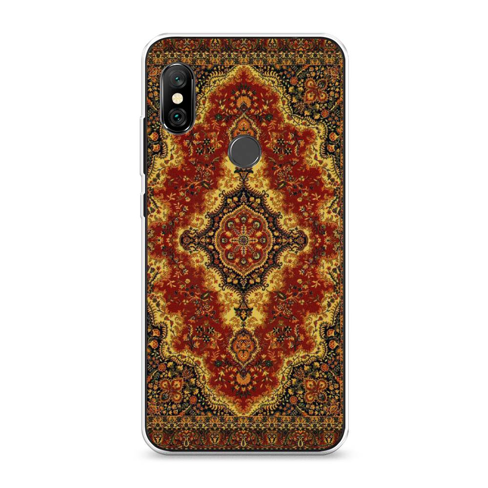 

Чехол на Xiaomi Redmi Note 6 Pro "Ковер", Коричневый;золотистый;красный, 34650-3