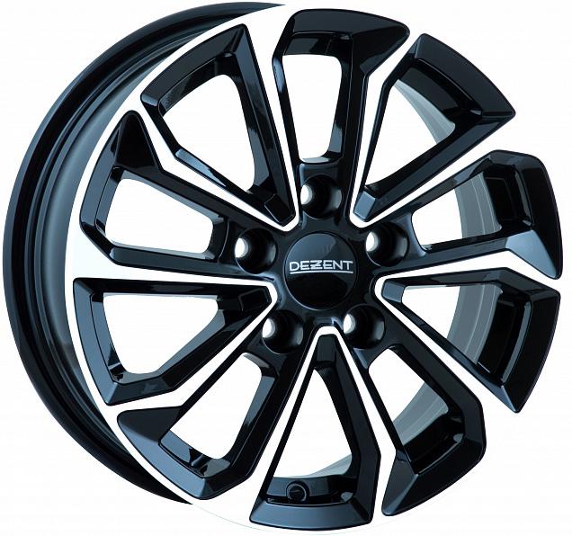 

Колесный диск литой DEZENT KS black polished 7,0x17 5*112 ET45 d57,1 Черный ност