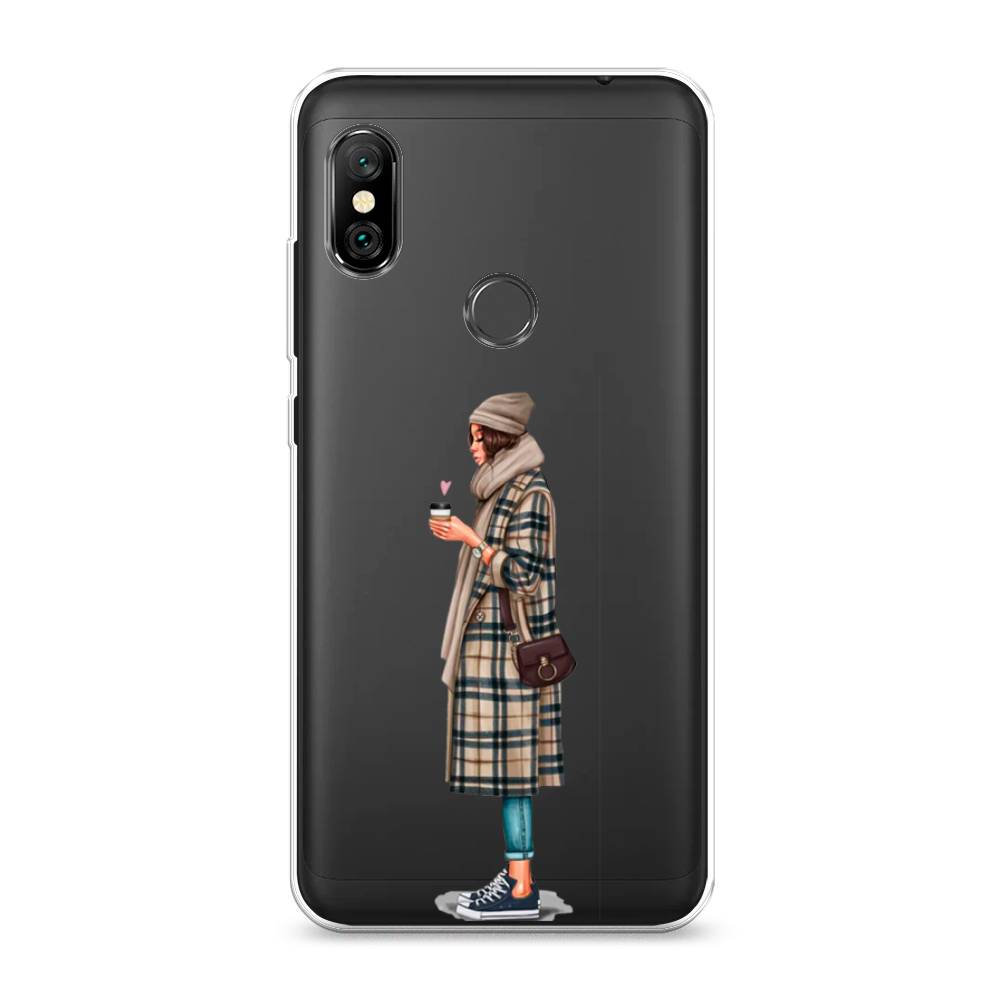 

Чехол на Xiaomi Redmi Note 6 Pro "Утренний кофе", Коричневый;бежевый, 34650-6