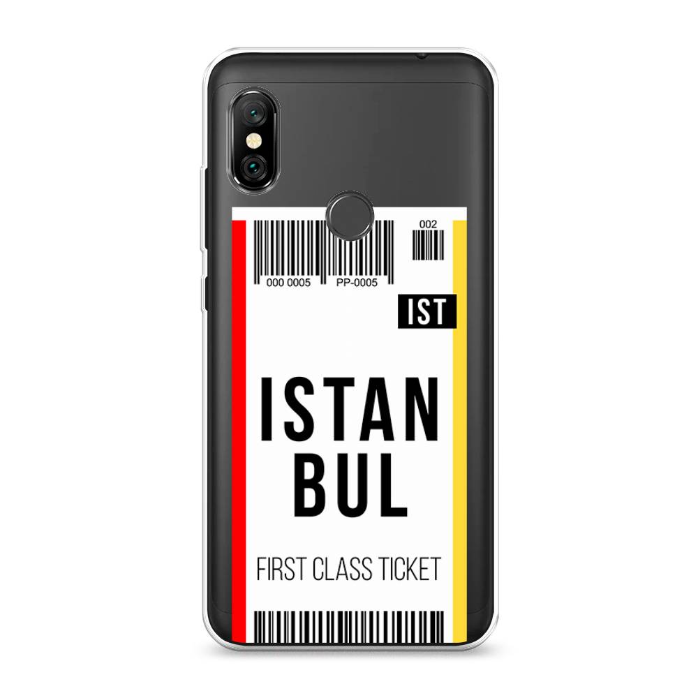 

Чехол на Xiaomi Redmi Note 6 Pro "Билет в Стамбул", Белый;черный;красный, 34650-6