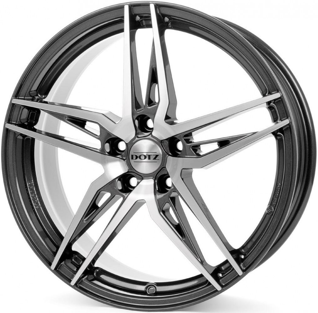 

Колесный диск литой DOTZ Interlagos dark 7,5x18 5*100 ET46 d57,1 Антрацитовый но, Антрацит