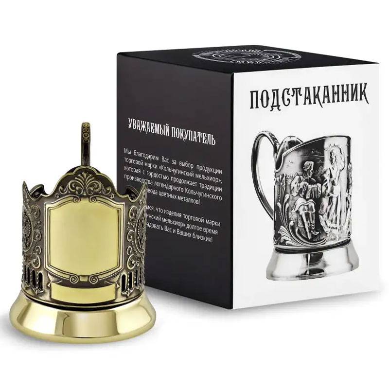 

Подстаканник d059С9408/15 под гравировку, Серебристый, d059С9408/15