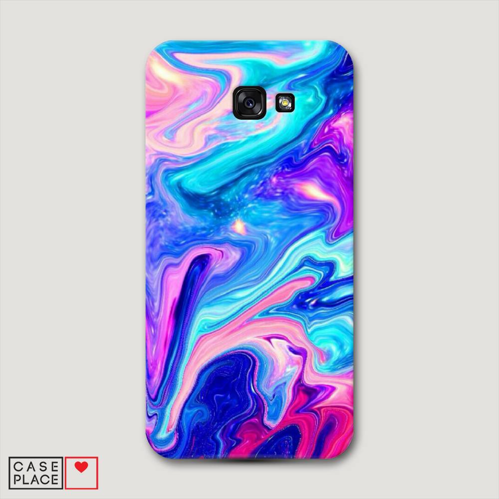 фото Чехол awog "потеки краски" для samsung galaxy a7 2017