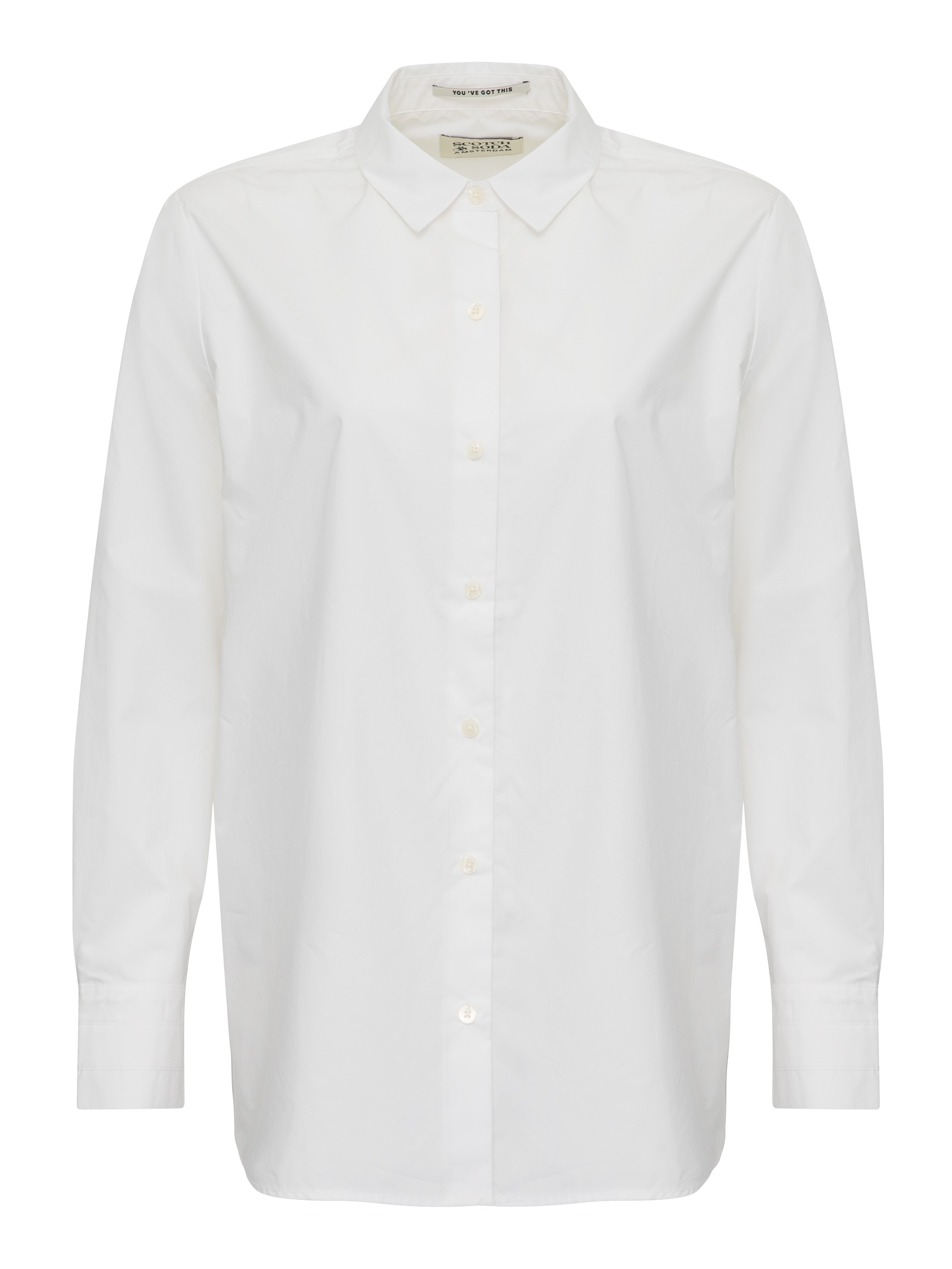 

Рубашка женская Scotch & Soda 167826 белая 44 RU, 167826