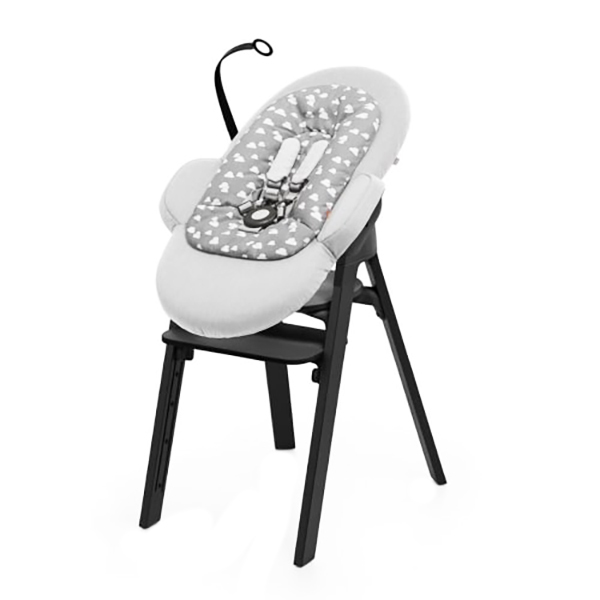 фото Сиденье stokke newborn set в стульчик steps grey clouds 540305