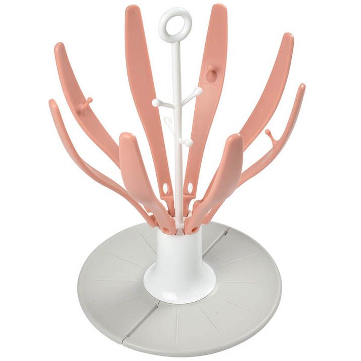 Сушкадля бутылочек Beaba Flower Foldable Drain Rack Pink 911652 складная