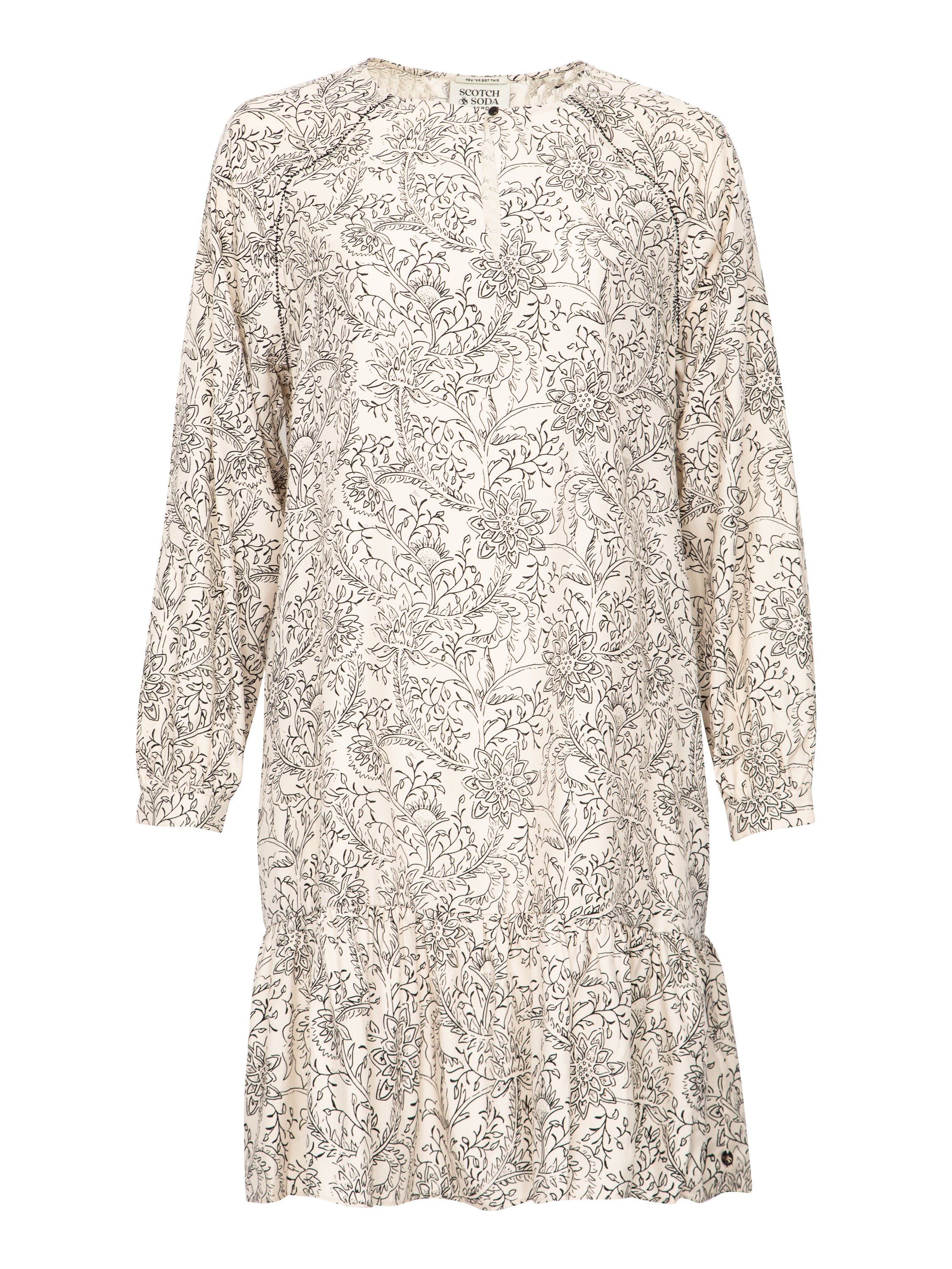

Платье женское Scotch & Soda 167960 бежевое 46 RU, 167960
