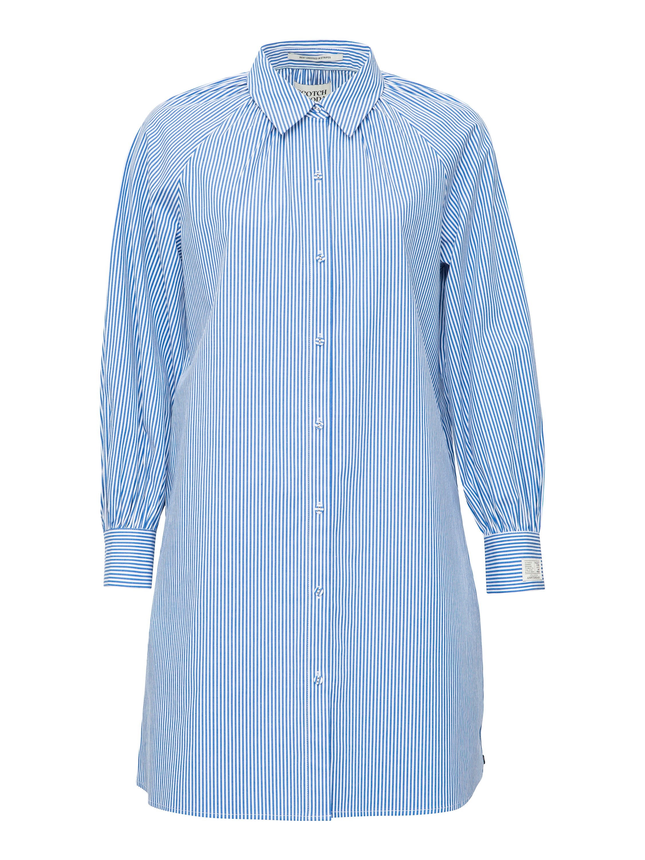 

Платье женское Scotch & Soda 168712 голубое 44 RU, Голубой, 168712