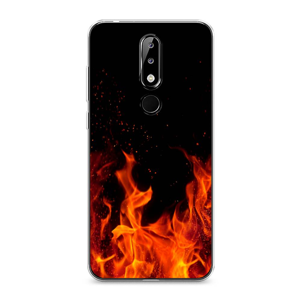 

Чехол Awog на Nokia 5.1 Plus (X5) / Нокиа 5.1 Plus (X5) "Все в огне", Оранжевый;черный, 121950-4