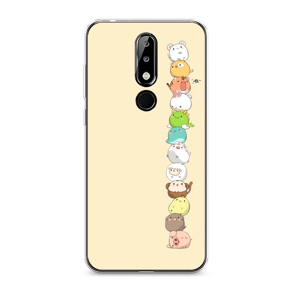 

Чехол Awog на Nokia 5.1 Plus (X5) / Нокиа 5.1 Plus (X5) "Питомцы Чиби", Желтый, 121950-2
