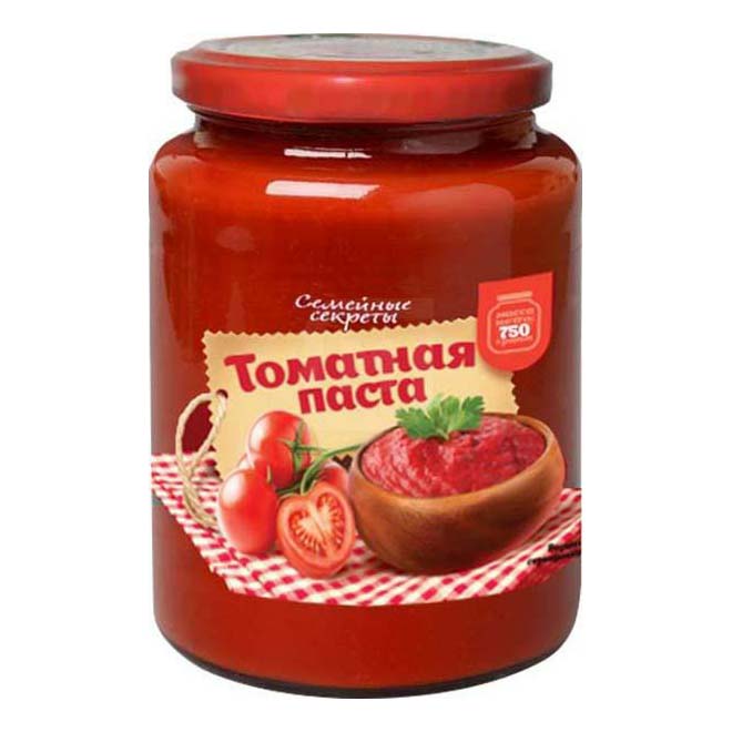 

Томатная паста Семейные секреты 750 г