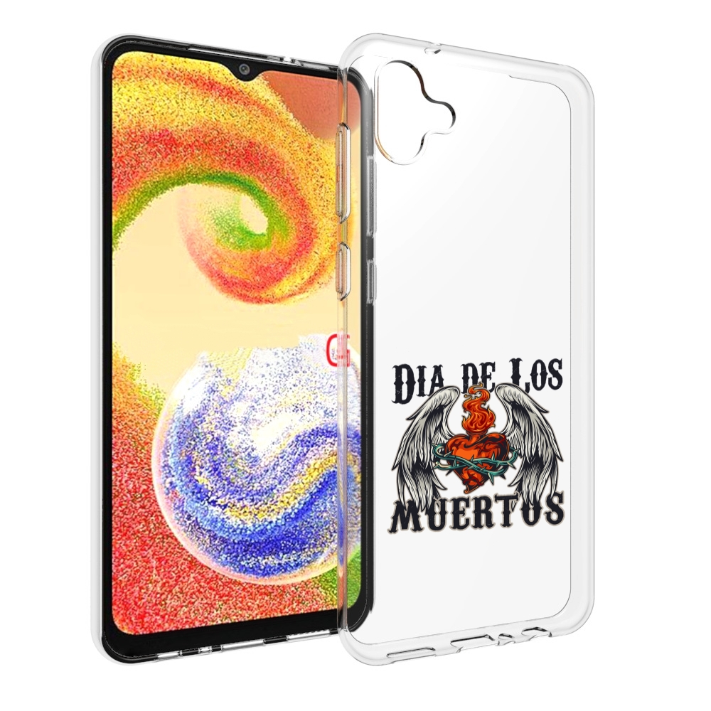 

Чехол MyPads burning-heart для Samsung Galaxy A04, Прозрачный, Tocco