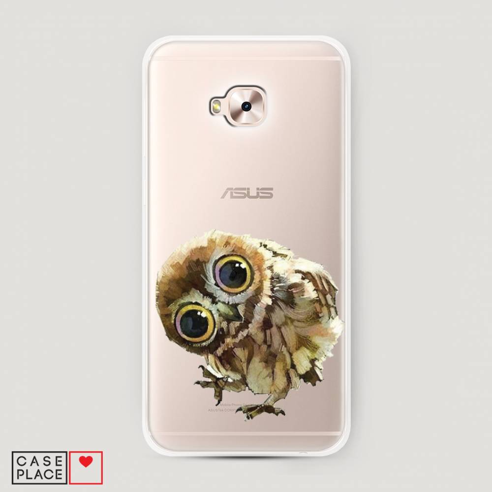 фото Чехол awog "любопытный совенок" для asus zenfone 4 selfie pro zd552kl