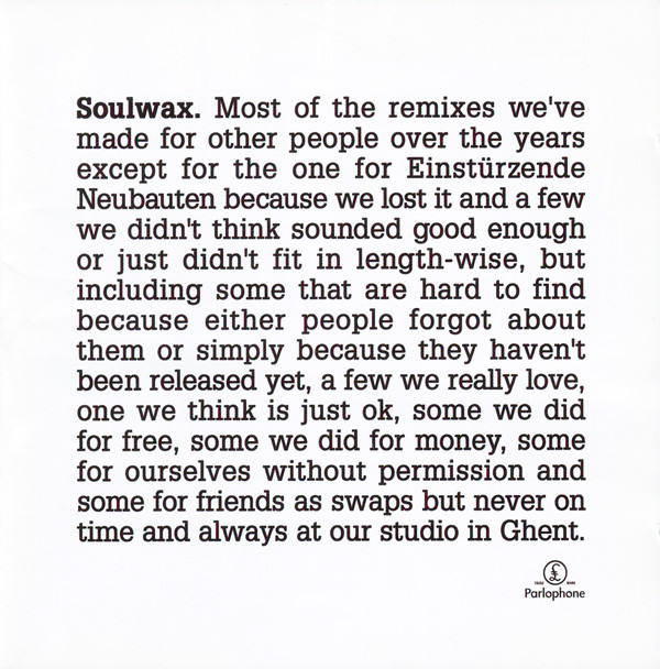 

Soulwax - Most Of The Remixes… (2 CD)