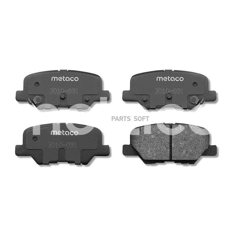 

Колодки тормозные ие дисковые Mitsubishi Outlander GF 2012 Mitsubis METACO 3010-031