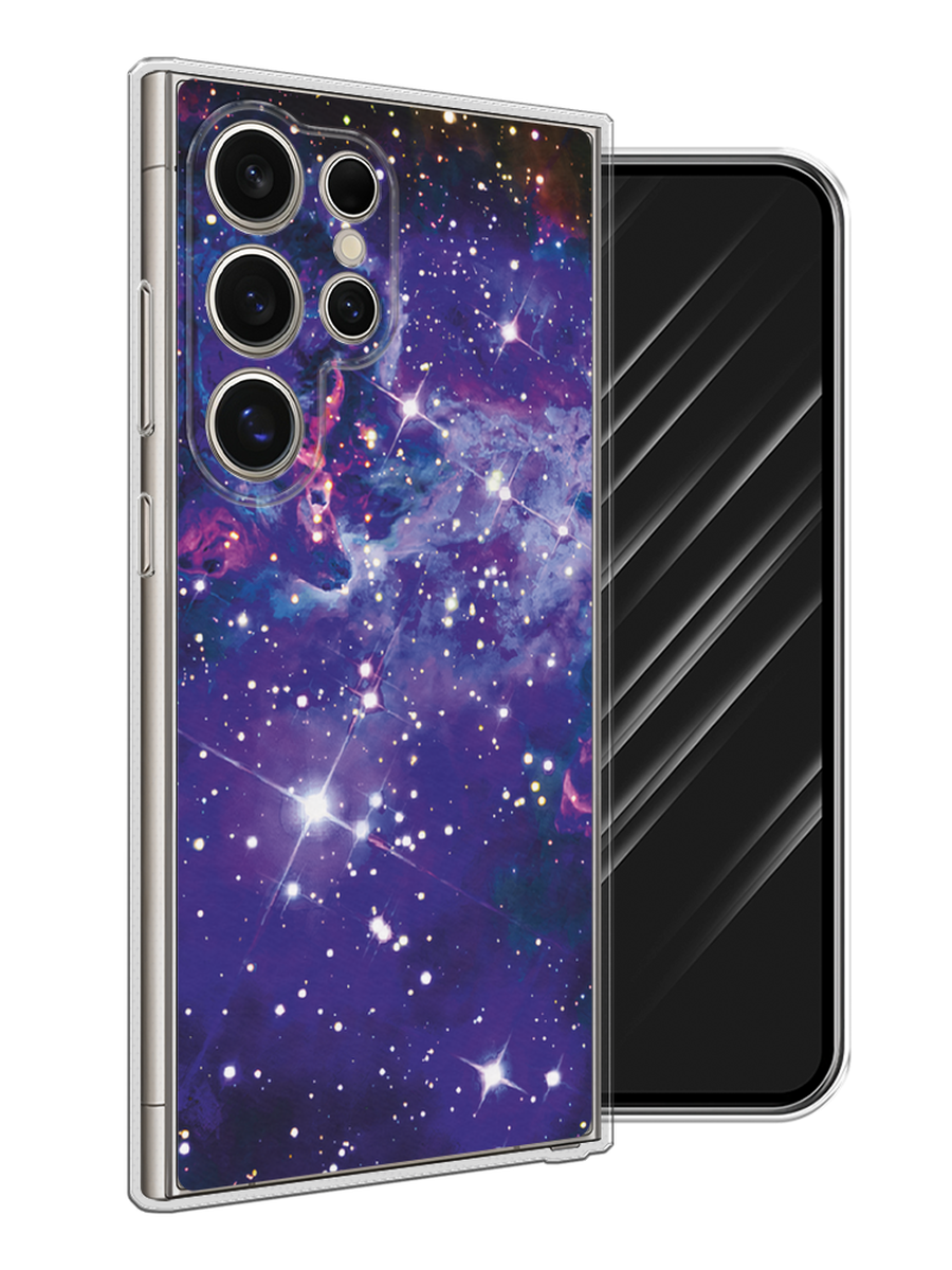 

Чехол Awog на Samsung Galaxy S25 Ultra "Яркая галактика", Фиолетовый, 2110550-1
