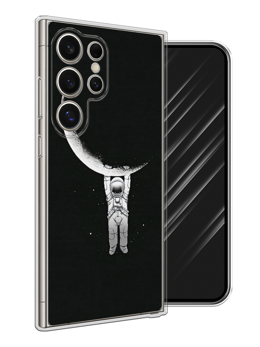 

Чехол Awog на Samsung Galaxy S25 Ultra "Космонавт", Белый;черный, 2110550-1