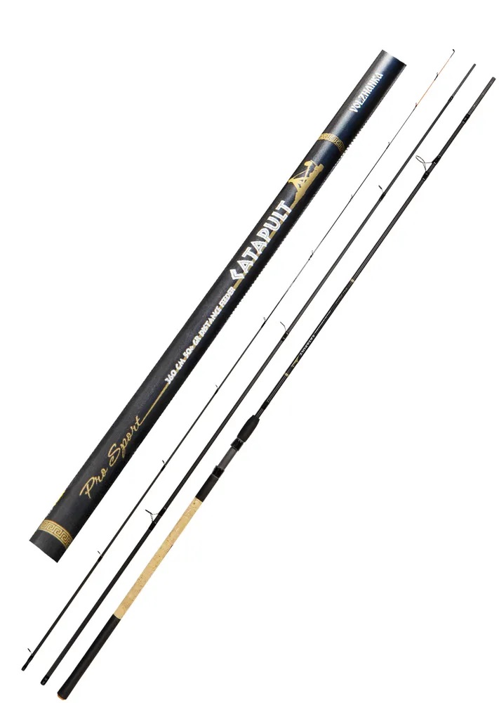 

Удилище фидер "Volzhanka Pro Sport Catapults LS 12ft 50+" 3.6м (3 секции+3) тест 50+гр