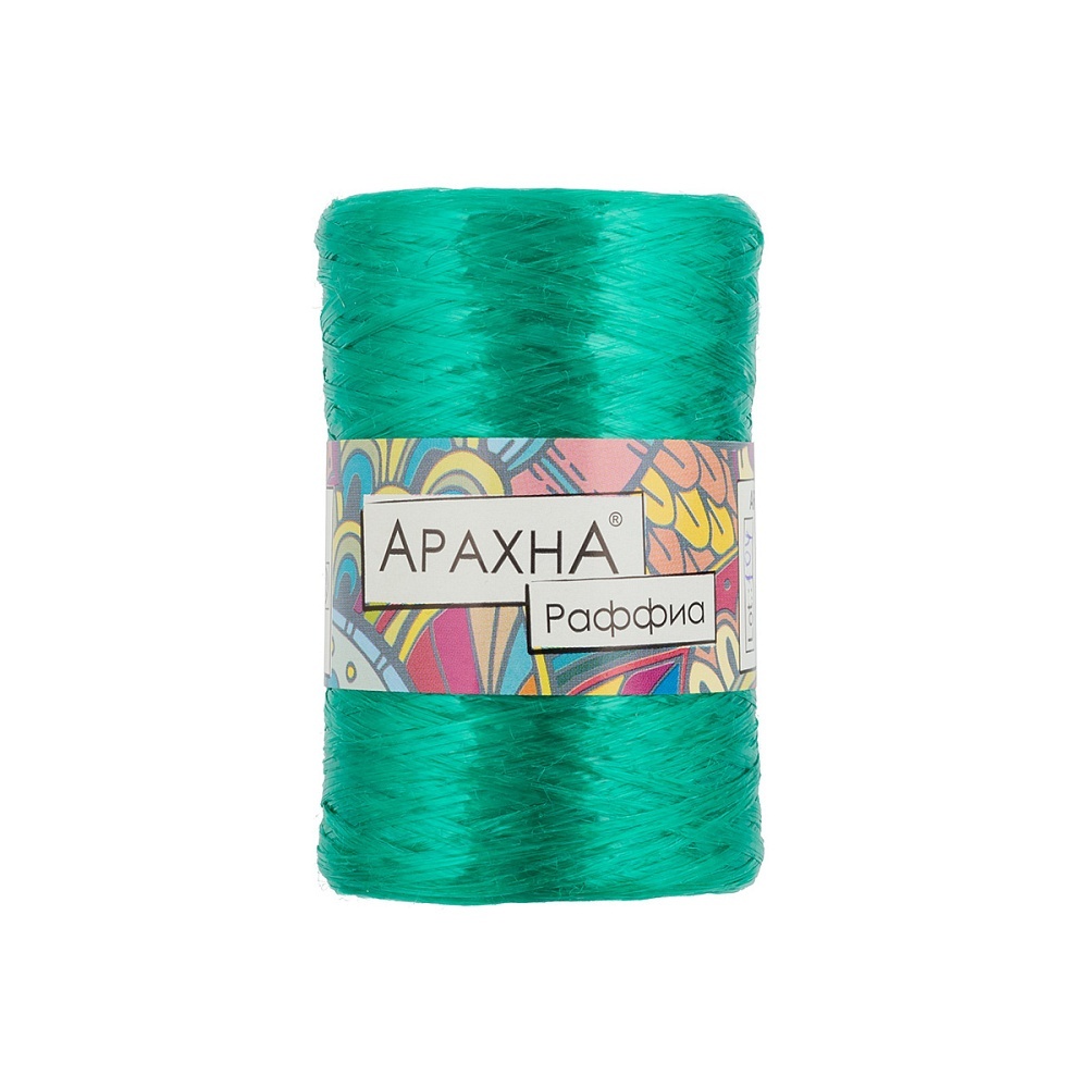 

ARACHNA Raffia, полипропилен, 5х50 г, 200 м, цвет 22 темно-зеленый