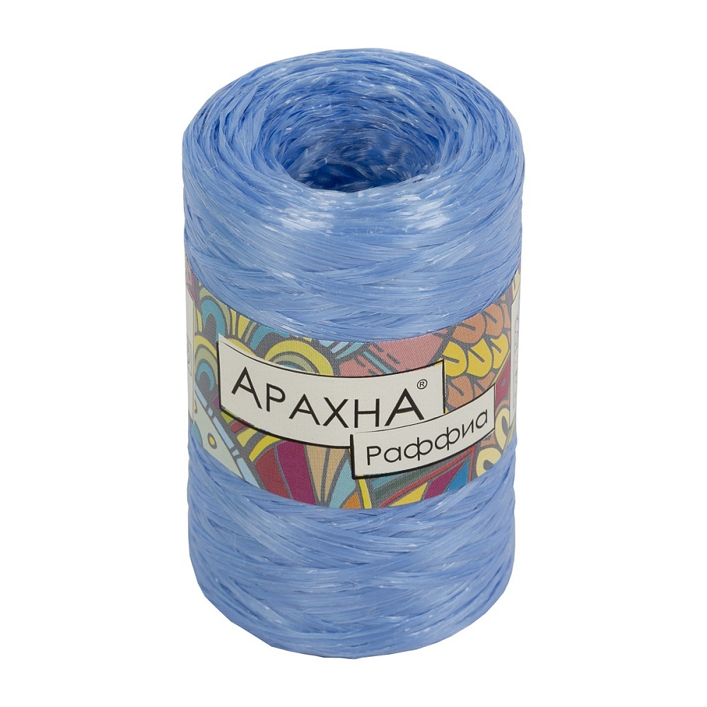 

ARACHNA Raffia, полипропилен, 5х50 г, 200 м, цвет 27 темно-голубой, Синий