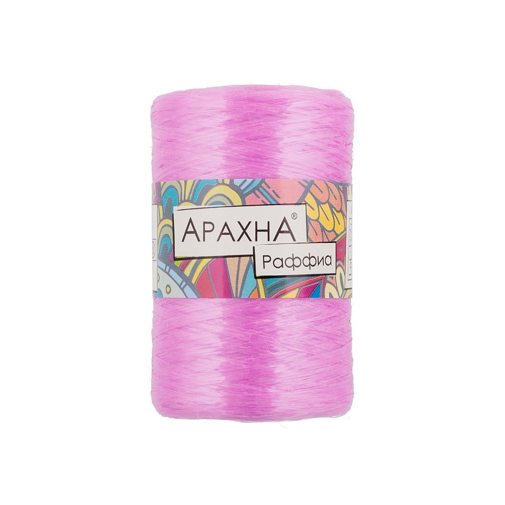 

ARACHNA Raffia, полипропилен, 5х50 г, 200 м, цвет 30 темно-розовый