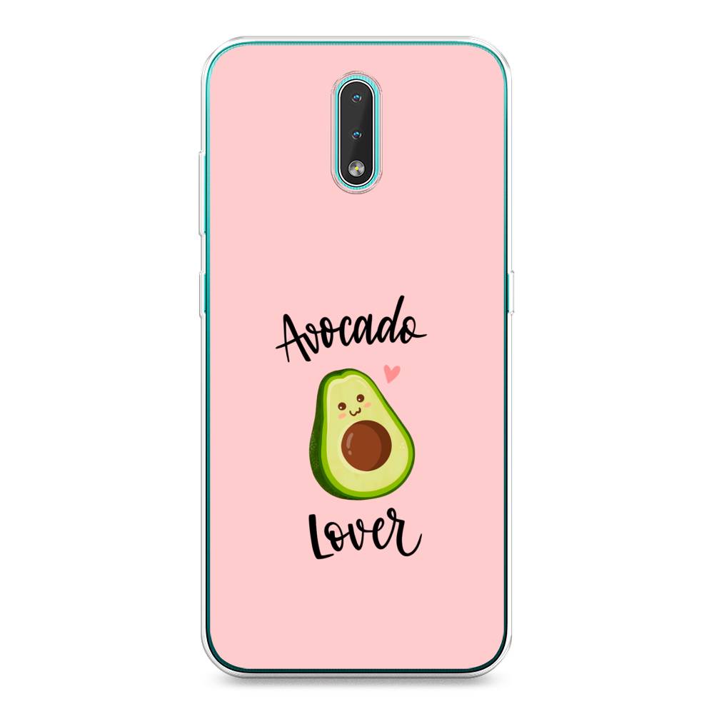 

Чехол на Nokia 2.3 "Avocado lover", Розовый;зеленый, 123250-6