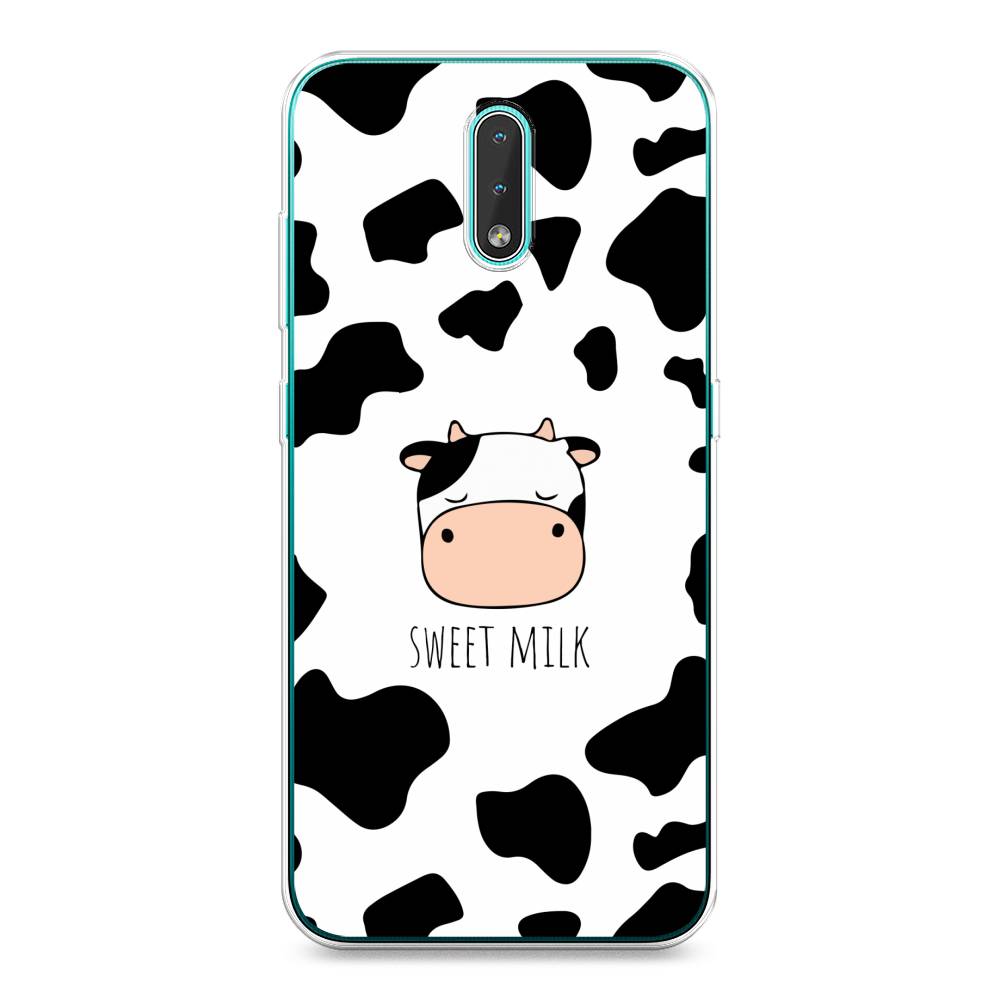 

Чехол на Nokia 2.3 "Sweet milk", Розовый;белый;черный, 123250-1