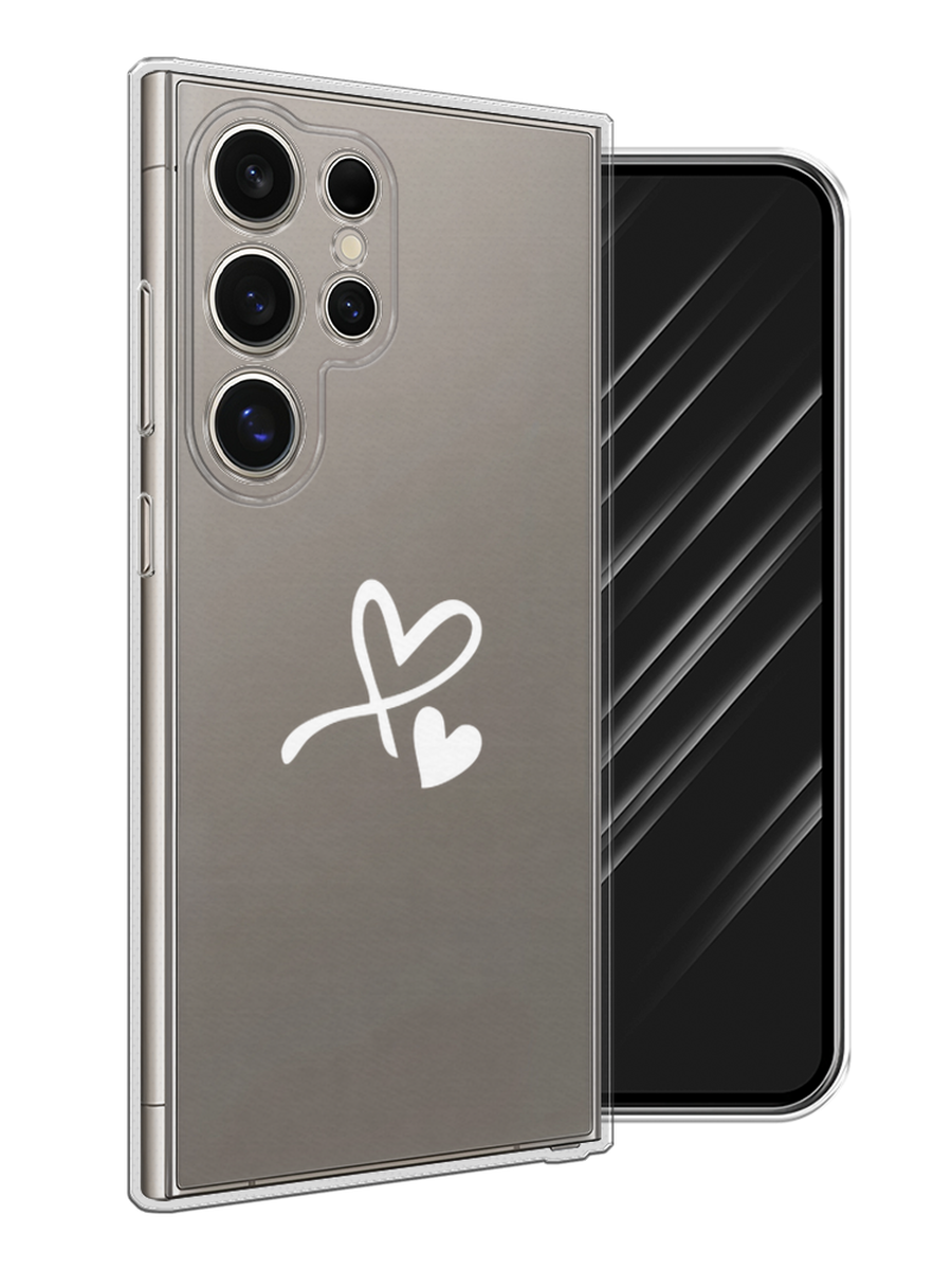 

Чехол Awog на Samsung Galaxy S25 Ultra "Сердечко минимализм", Белый, 2110550-1