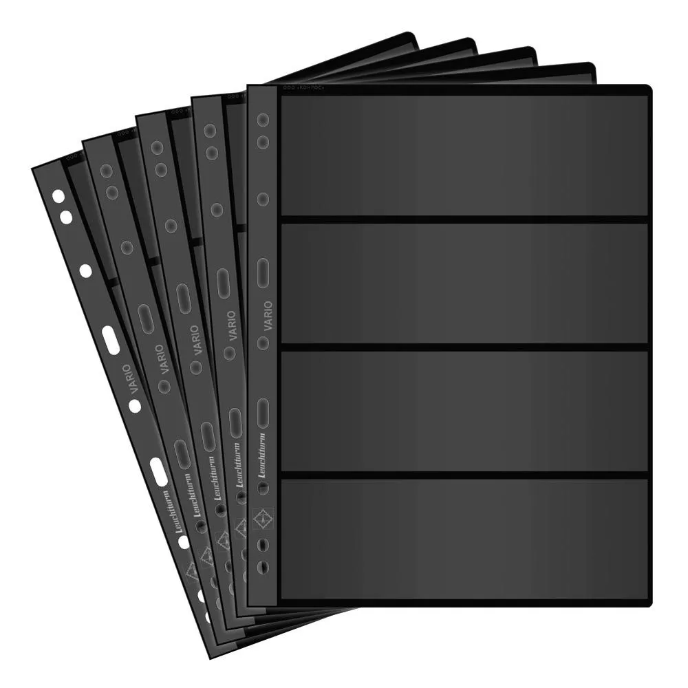 

Листы Leuchtturm304025 Vario 4S на 8 банкнот бон в альбом Vario