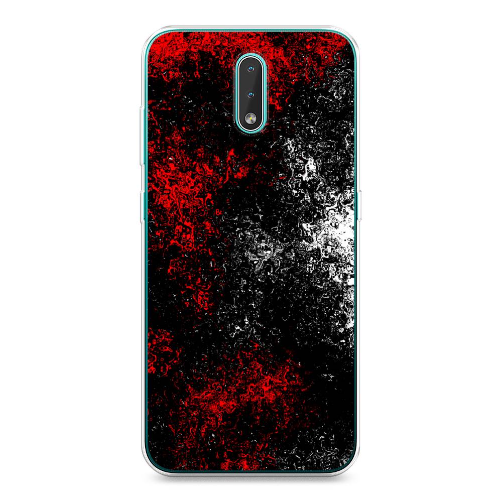 

Чехол на Nokia 2.3 "Монотипия", Красный;черный;белый, 123250-3