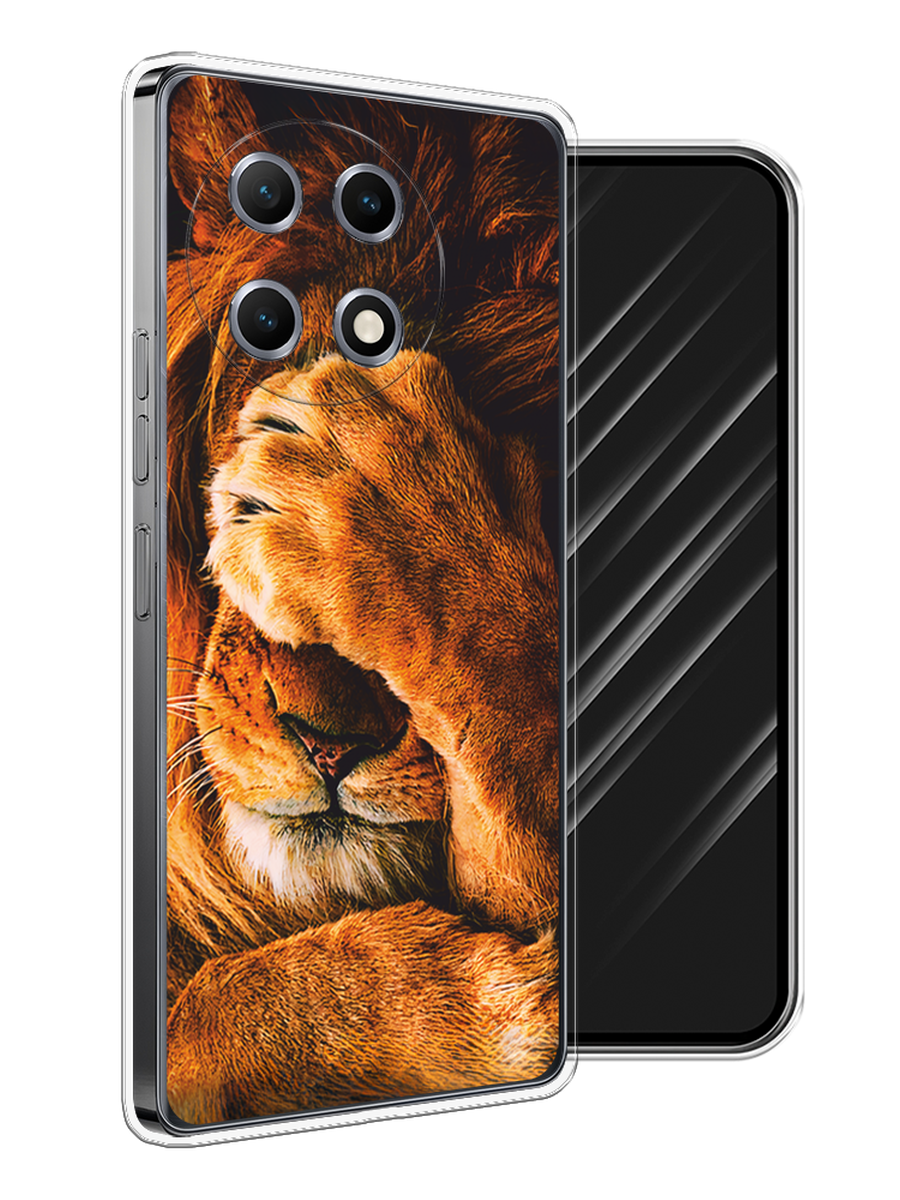 

Чехол Awog на Tecno Camon 30S "Львиный стыд", Коричневый;черный, 309650-1