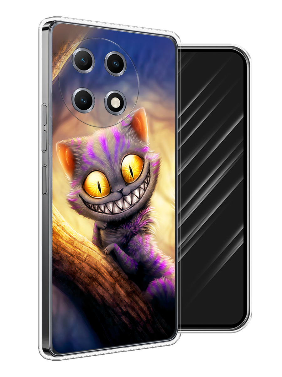 

Чехол Awog на Tecno Camon 30S "Cheshire Cat", Фиолетовый;желтый, 309650-1