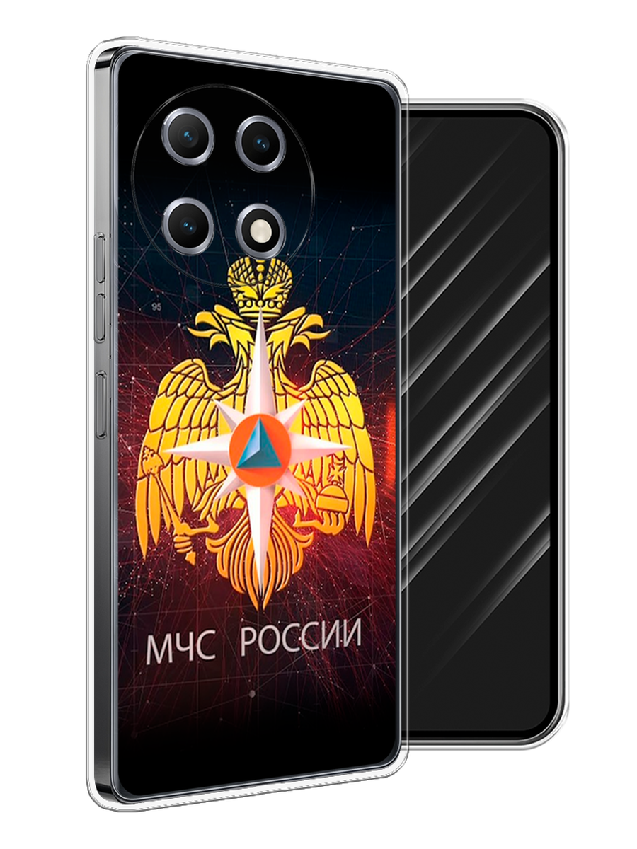 

Чехол Awog на Tecno Camon 30S "МЧС России", Черный;желтый;красный, 309650-1