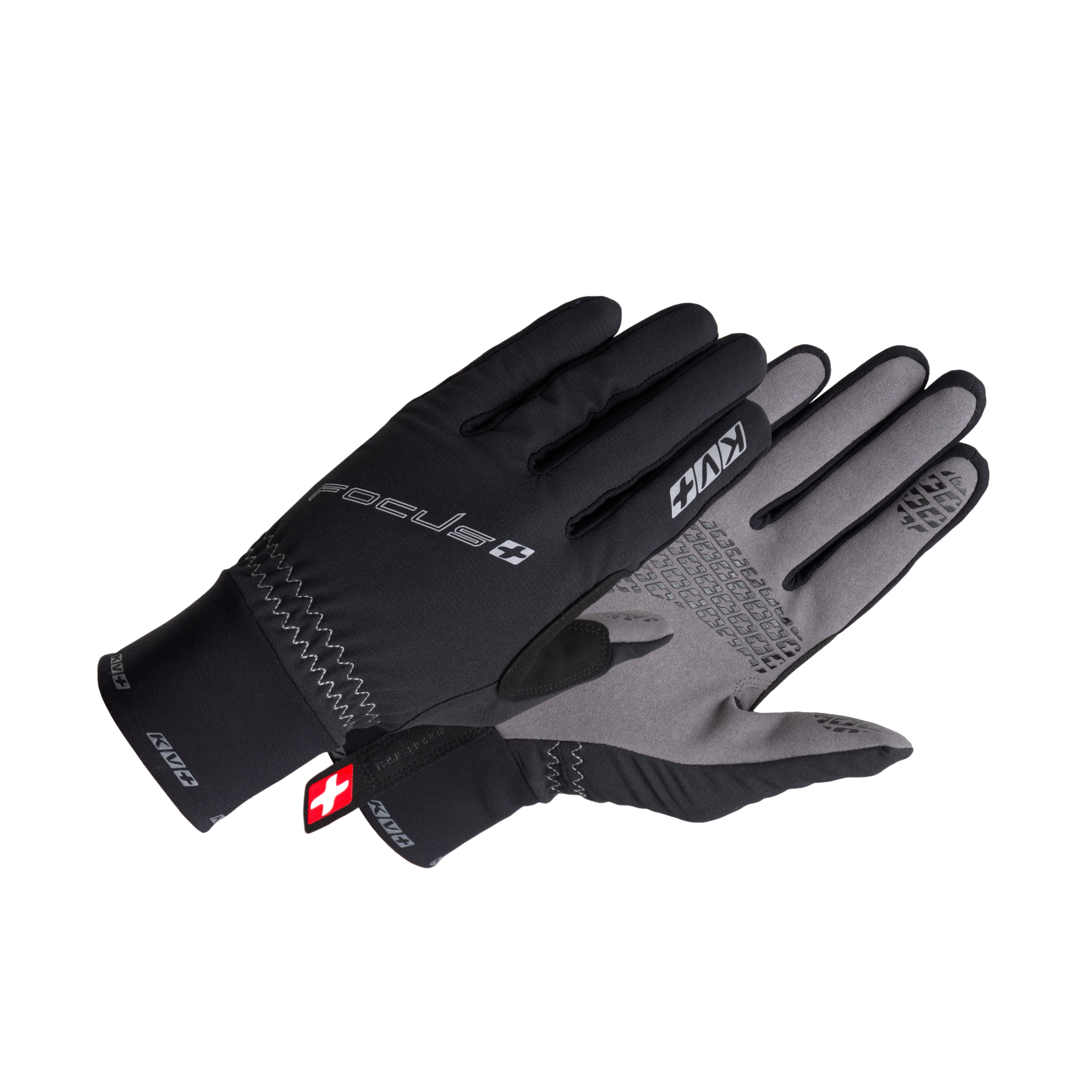 Перчатки KV+ Focus cross country gloves black, размер S