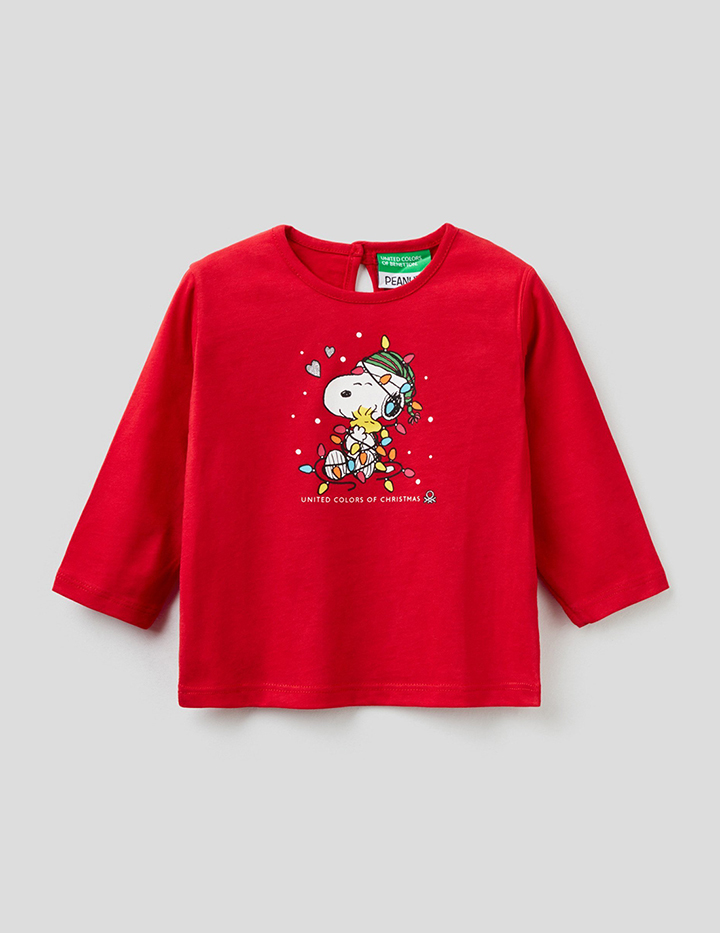 

Лонгслив детский United Colors of Benetton 21A_3ATNC15GL_281 красный р.XXS, 21A_3ATNC15GL_281
