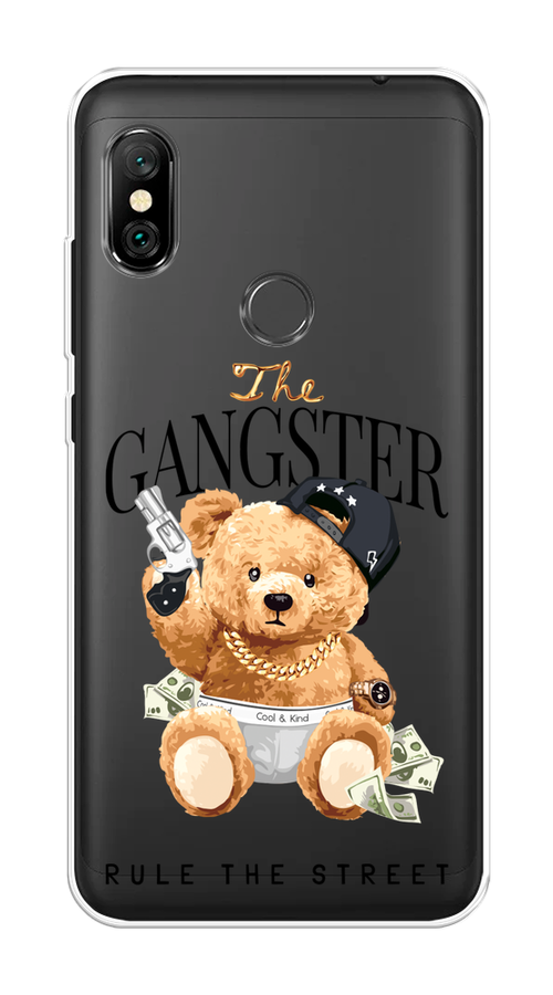 

Чехол на Xiaomi Redmi Note 6 Pro "The Gangster", Бежевый;серый;черный, 34650-6