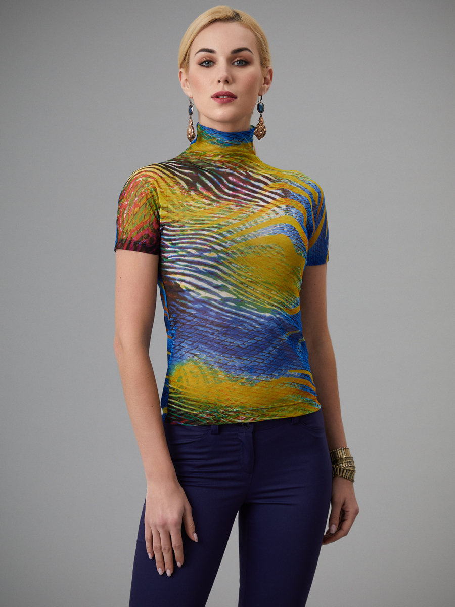 

Блуза женская Арт-Деко L-1208 желтая 46 RU, L-1208