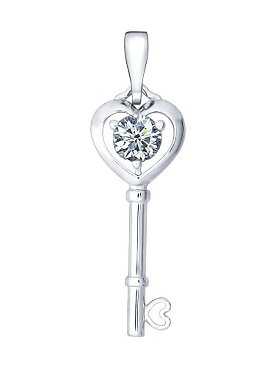 

Подвеска из серебра с фианитом 585Gold 703006301, 703006301