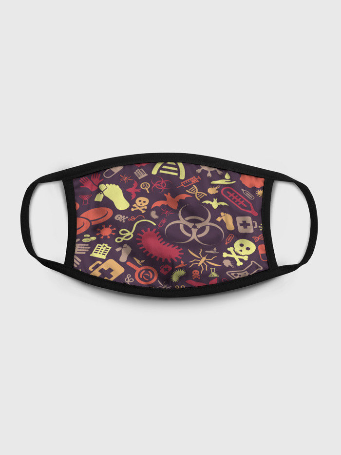 

Многоразовая маска унисекс Burnettie Био Pattern, Разноцветный, Био Pattern