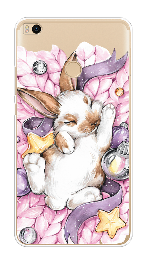 

Чехол на Xiaomi Mi Max 2 "Кролик спит", Розовый;белый, 32150-5