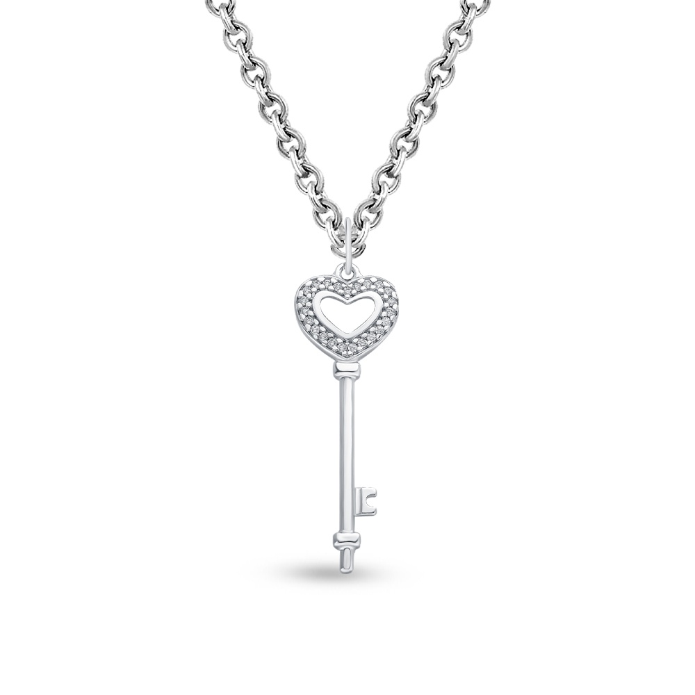 

Подвеска из серебра с фианитом 585Gold 703006330, 703006330