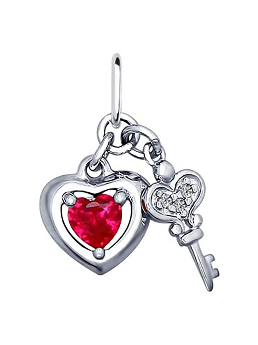 

Подвеска из серебра с фианитом 585Gold 703006334, 703006334