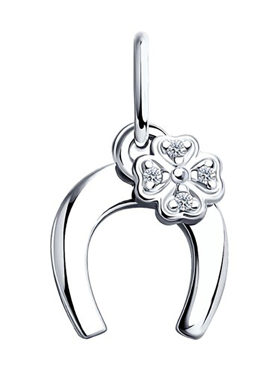 

Подвеска из серебра с фианитом 585Gold 703006339, 703006339