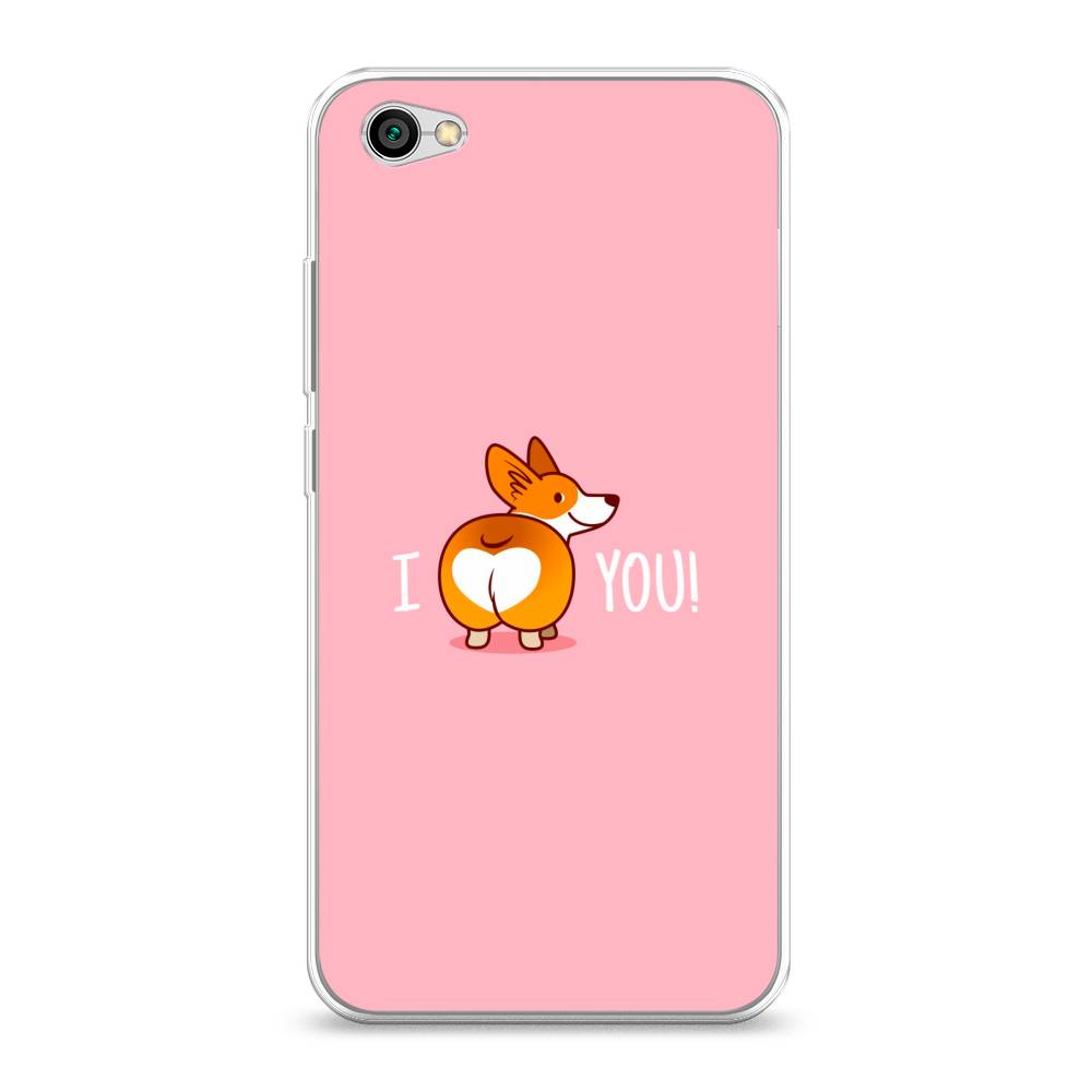 

Чехол на Xiaomi Redmi Note 5A "Корги I love you", Розовый;коричневый;белый, 32250-1