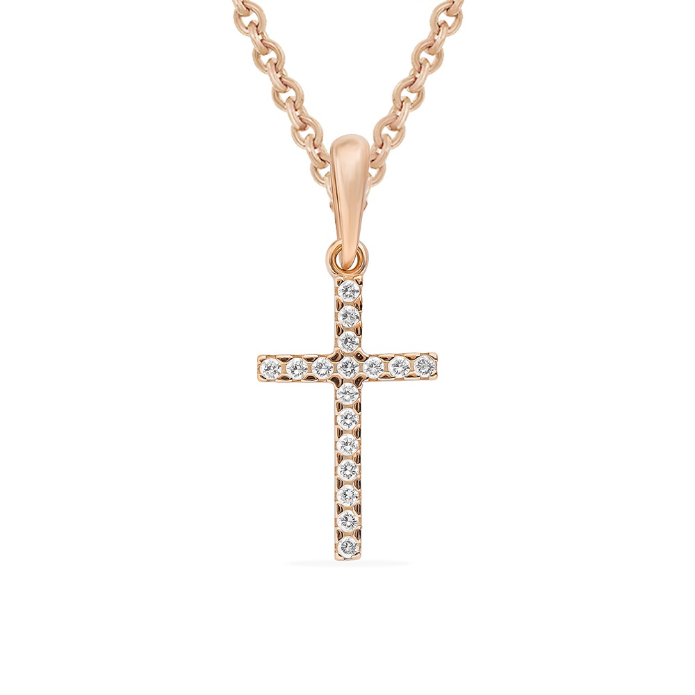 

Кулон из серебра 585Gold 703006365, фианит, 703006365