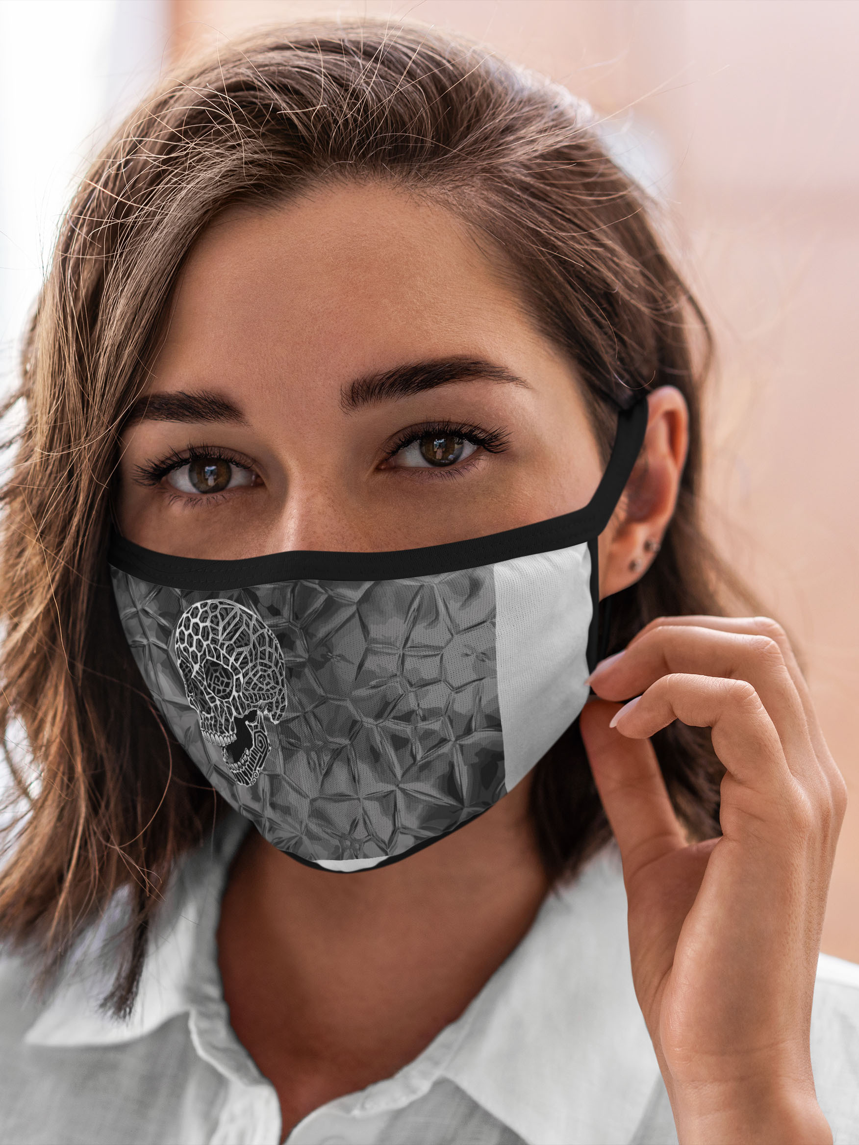 

Многоразовая маска унисекс Burnettie Черепа Cell Skull, Разноцветный, Черепа Cell Skull
