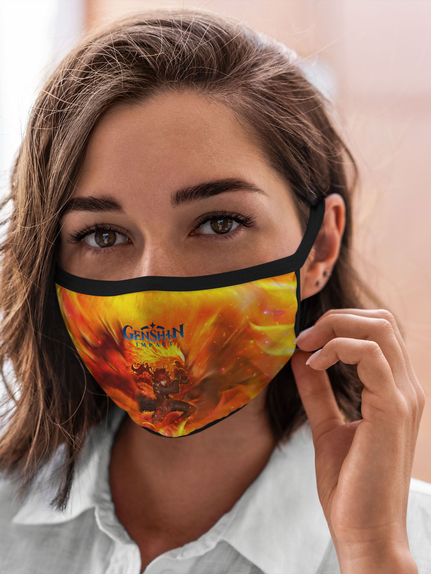 

Многоразовая маска унисекс Burnettie Genshin Impact Геншин Импакт Z, Разноцветный, Genshin Impact Геншин Импакт Z