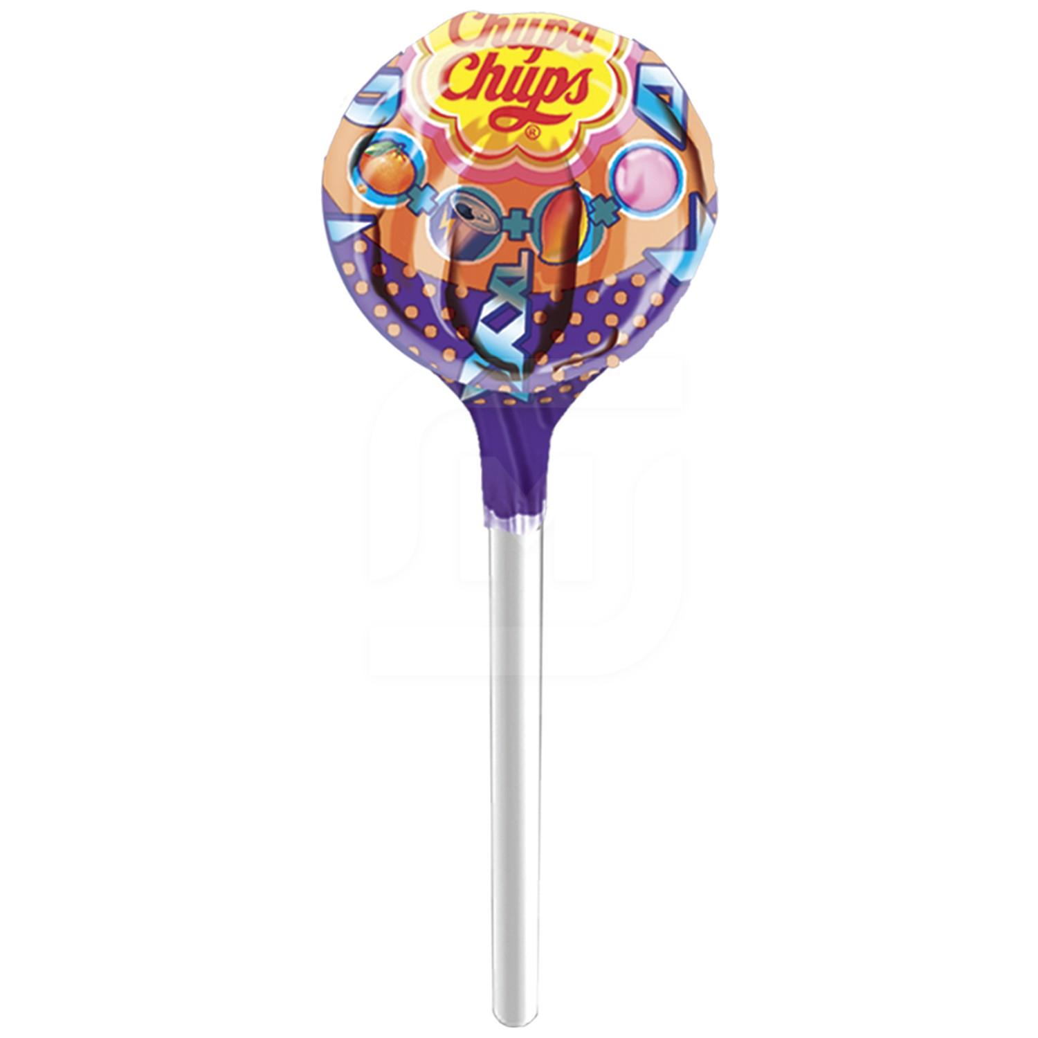 

Карамель леденцовая Chupa Chups XXL Flavors Playlist с жевательной резинкой 29 г